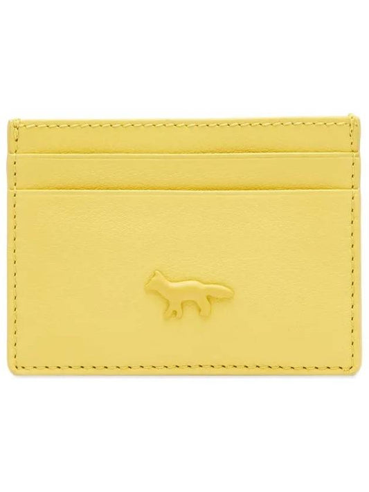 The Cloud Card Wallet Lime - MAISON KITSUNE - BALAAN 2