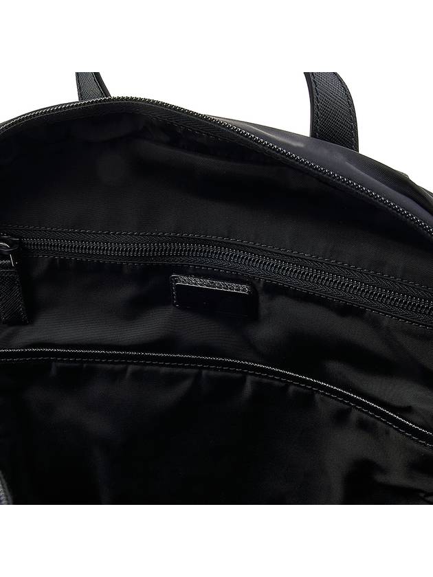 Triangle Logo Re-Nylon Backpack Black - PRADA - BALAAN 11