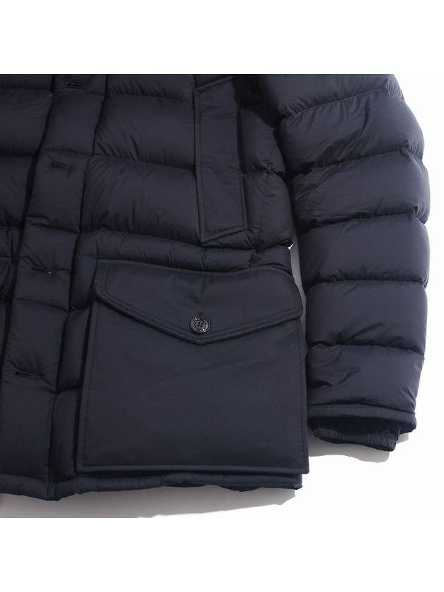 Clunye short down jacket navy - MONCLER - BALAAN 6