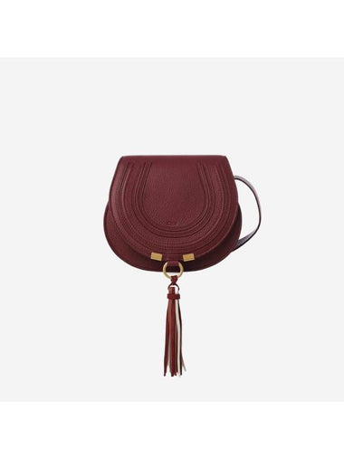 Marcie Small Saddle Cross Bag Dark Ruby - CHLOE - BALAAN 1