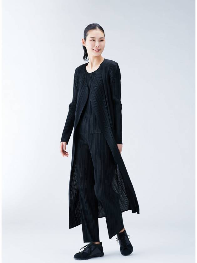 Pleated please basic long cardigan - ISSEY MIYAKE - BALAAN 3