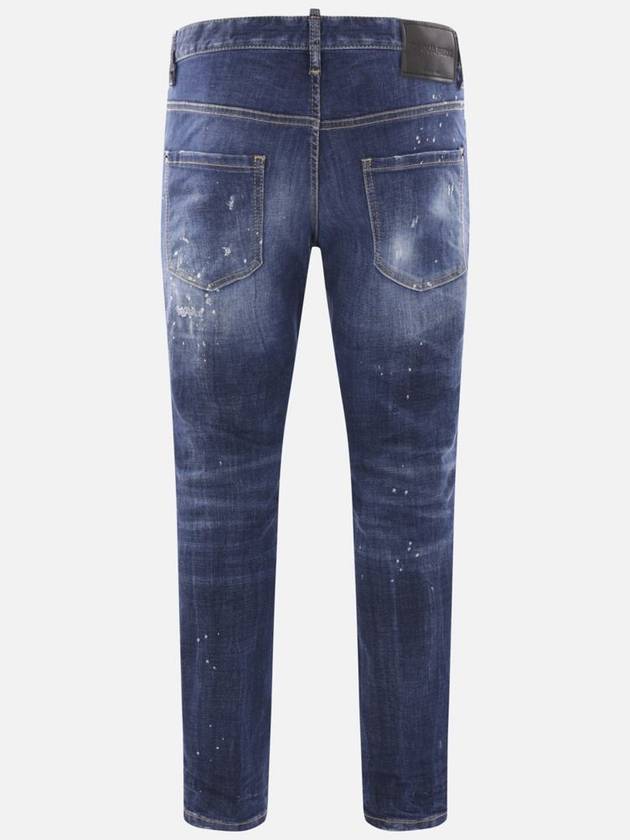 Skater Denim Jeans Dark Blue - DSQUARED2 - BALAAN 3