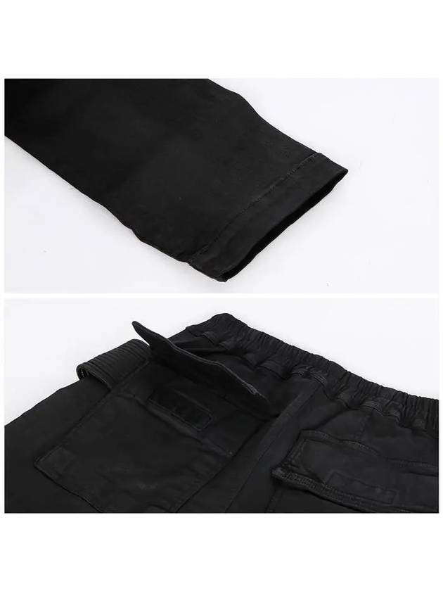 Dark Shadow Porterville Creech Cargo Drawstring Straight Pants Black - RICK OWENS - BALAAN 7