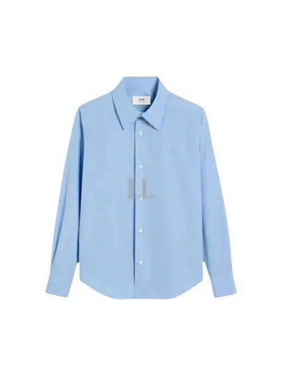 De Coeur Classic Long Sleeve Shirt Blue - AMI - BALAAN 2