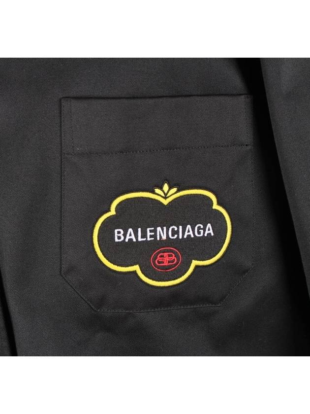 Logo pocket double sleeve workshirt - BALENCIAGA - BALAAN 6