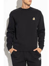 Fox Cotton Sweatshirt Black - MAISON KITSUNE - BALAAN 3