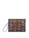 Medium Jacquard Clutch Bag Navy - ETRO - BALAAN 5