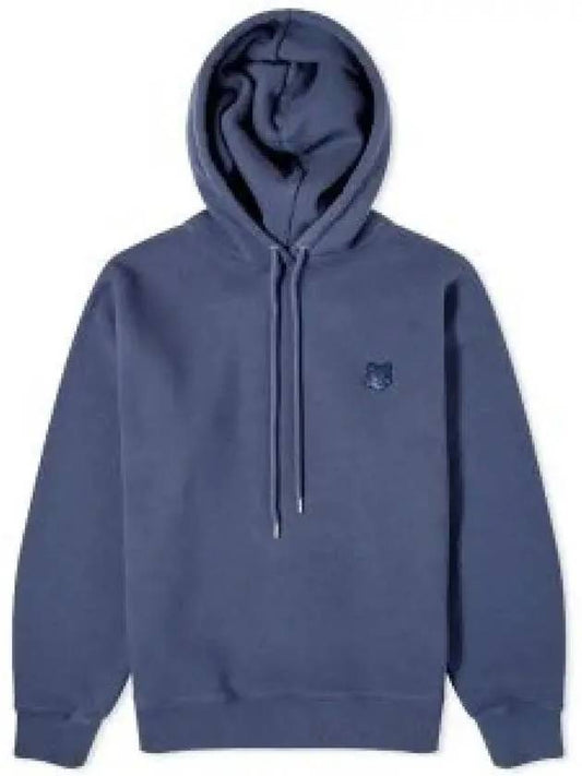 Bold Foxhead Patch Comfort Hoodie Navy - MAISON KITSUNE - BALAAN 2