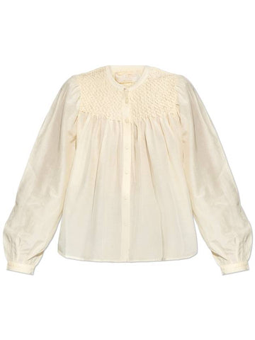 Ulla Johnson Top Soffia, Women's, Cream - ULLA JOHNSON - BALAAN 1