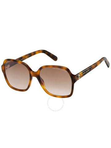 Marc Jacobs Brown Gradient Butterfly Ladies Sunglasses MARC 526/S 0086/HA 57 - MARC JACOBS - BALAAN 1