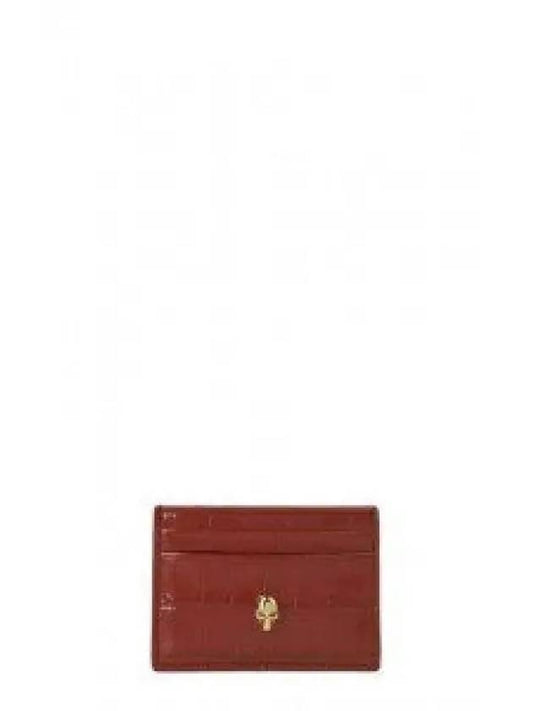 Skull Card Holder Red 6320381JMAB6338 - ALEXANDER MCQUEEN - BALAAN 1