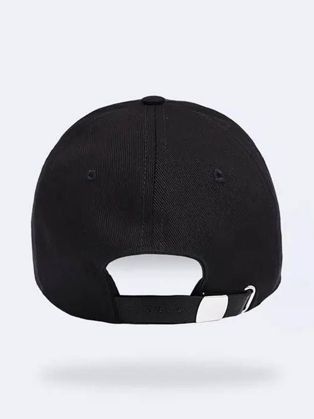 Embroidered Logo Baseball Cap Black - ALEXANDER MCQUEEN - BALAAN 3