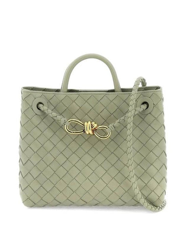 Andiamo Small Tote Bag Green - BOTTEGA VENETA - BALAAN 1