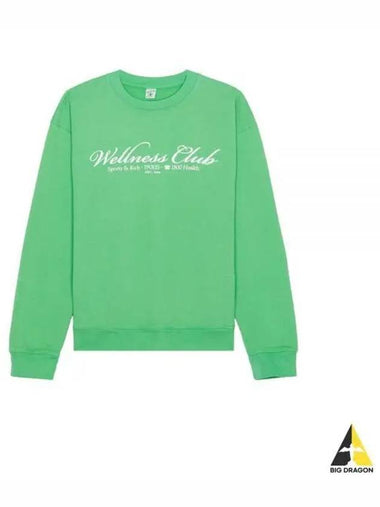 24 1800 Health Crewneck VerdeWhite WS067S405HV - SPORTY & RICH - BALAAN 1