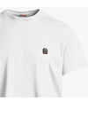 Logo Patch Crew Neck Cotton Short Sleeve T-Shirt Ivory - PARAJUMPERS - BALAAN 6