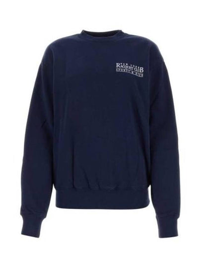 Logo Print Sweatshirt Navy - SPORTY & RICH - BALAAN 2