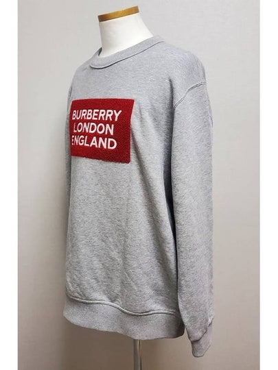 Logo Applique Sweatshirt L - BURBERRY - BALAAN 2