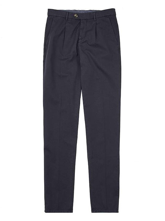 Men s Cotton Gabardine Pleated Leisure Pants M252DE1450 C6313 - BRUNELLO CUCINELLI - BALAAN 2