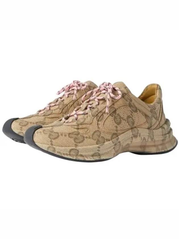 Run Low Top Sneakers Beige - GUCCI - BALAAN 2