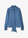 Women s Woven Rayon Shirt Blue - MAISON MARGIELA - BALAAN 2