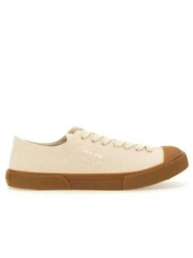 Egret Logo Low Top Sneakers Ivory - GANNI - BALAAN 2