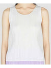 Pleated Polyester Sleeveless Grey - ISSEY MIYAKE - BALAAN 2