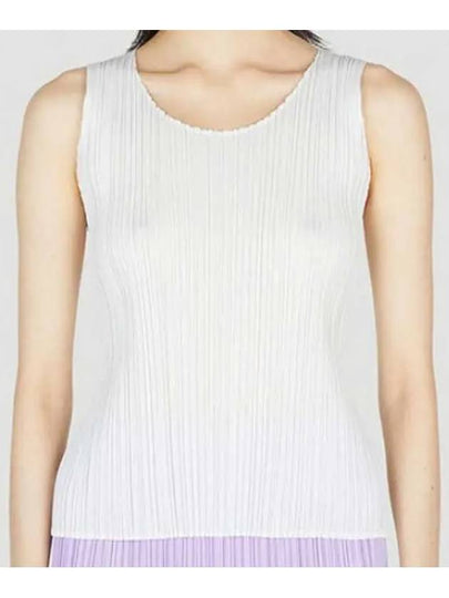 Pleated Polyester Sleeveless Grey - ISSEY MIYAKE - BALAAN 2