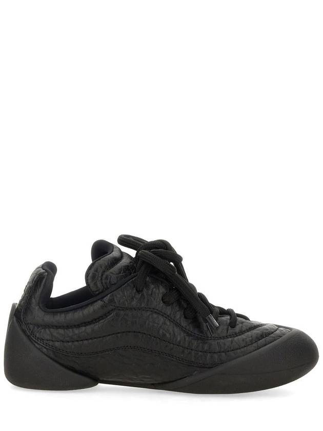 Flexion Lace-Up Low Top Sneakers Black - ALEXANDER MCQUEEN - BALAAN 5