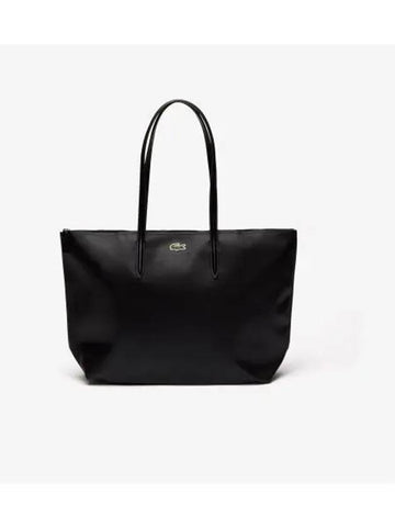 Women s L1212 Concept Horizontal Large Shopper Bag Black - LACOSTE - BALAAN 1