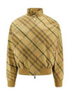 Check Bomber Jacket Yellow - BURBERRY - BALAAN 2