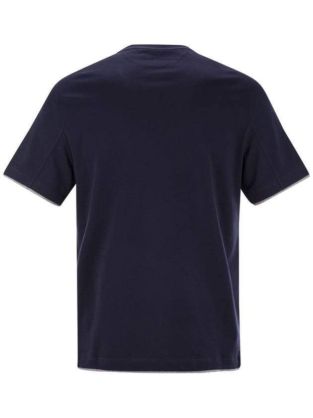 Slim fit crew-neck T-shirt in lightweight cotton jersey - BRUNELLO CUCINELLI - BALAAN 2