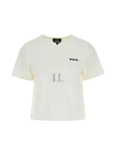 Boxy Micro Logo Short Sleeve T-Shirt White - A.P.C. - BALAAN 2