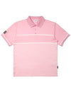 Malbon Script Polo T-Shirt PINK MAN M3221PTS23PNK - MALBON GOLF - BALAAN 2