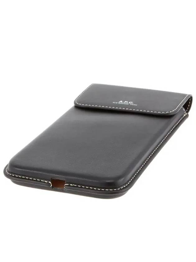 Max Logo Phone Pouch Black - A.P.C. - BALAAN 4