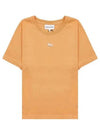 Baby Fox Patch Regular Short Sleeve T-Shirt Orange - MAISON KITSUNE - BALAAN 2