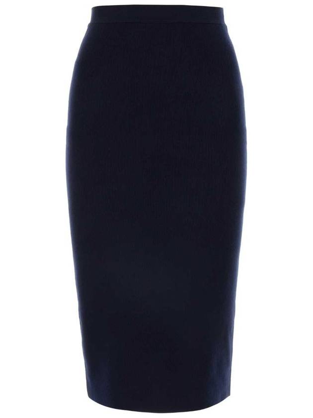 Light cashmere H line skirt navy - BOTTEGA VENETA - BALAAN 2