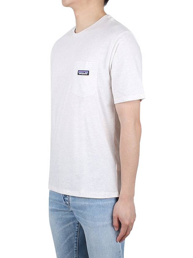 Men's Daily Pocket Regenerative Cotton Short Sleeve T-Shirt White - PATAGONIA - BALAAN 4