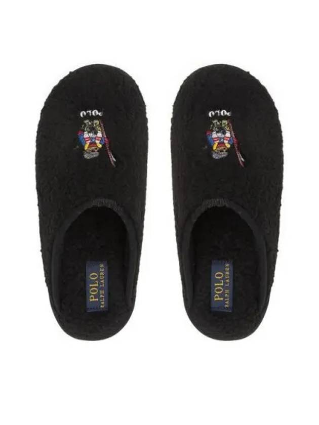 Kayleigh Scuff Bear Mule Black - POLO RALPH LAUREN - BALAAN 2