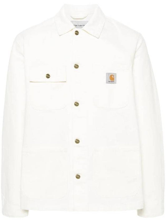 Dearborn Canvas Michigan Chore Shirt Jacket Wax Rinsed - CARHARTT WIP - BALAAN 1
