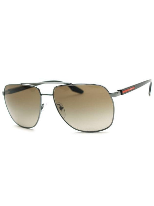 Eyewear Linea Rossa Sunglasses Brown - PRADA - BALAAN 1