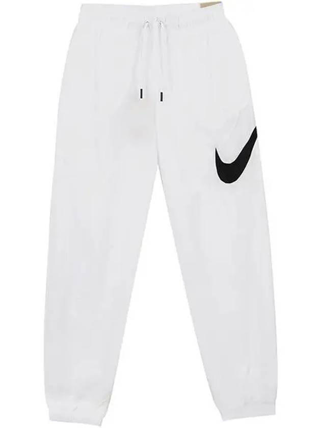 Sportswear Essential Mid-Rise Track Pants White - NIKE - BALAAN 3