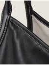 Ivy Logo Leather Tote Bag Black - MIU MIU - BALAAN 5