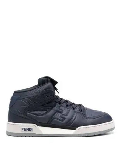 Match High Top Sneakers Blue - FENDI - BALAAN 2