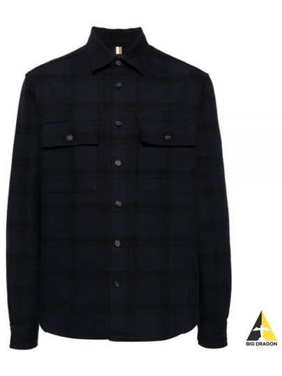 Green Plaid Flannel Shirt 50520295 404 - HUGO BOSS - BALAAN 2