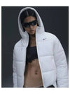 Sportswear Classic Ding Therma Fit Loose Hooded Jacket W White Black FZ5900 100 - NIKE - BALAAN 1