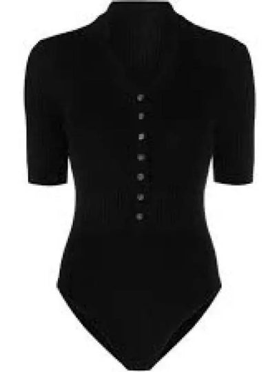 Le Body Yauco Polo Bodysuit Black - JACQUEMUS - BALAAN 2