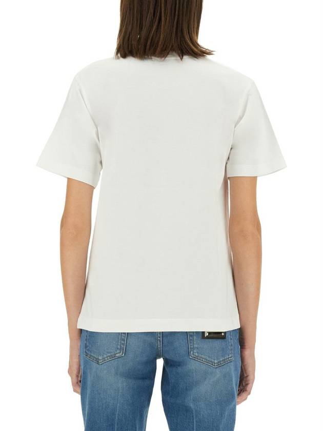 Dolce & Gabbana T-Shirt With Lettering Logo - DOLCE&GABBANA - BALAAN 3