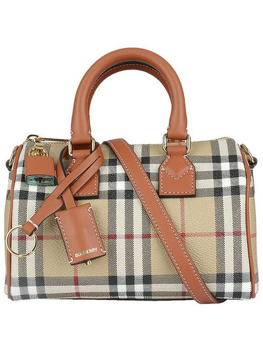 Check Bowling Tote Bag Mini 8071357 - BURBERRY - BALAAN 1