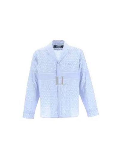 La Chemise Luis Paisley Print Long Sleeve Shirt Light Blue - JACQUEMUS - BALAAN 2