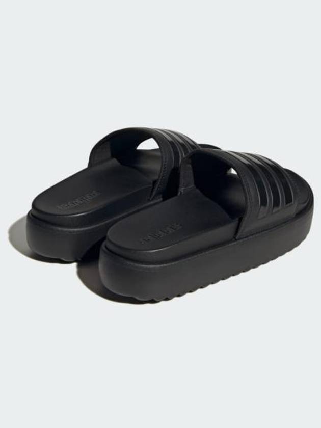 Adilette Platform Slide Slippers Black - ADIDAS - BALAAN 4